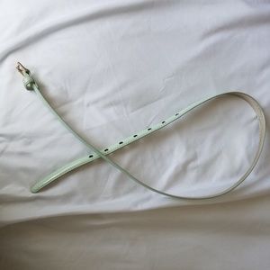 Mint green belt